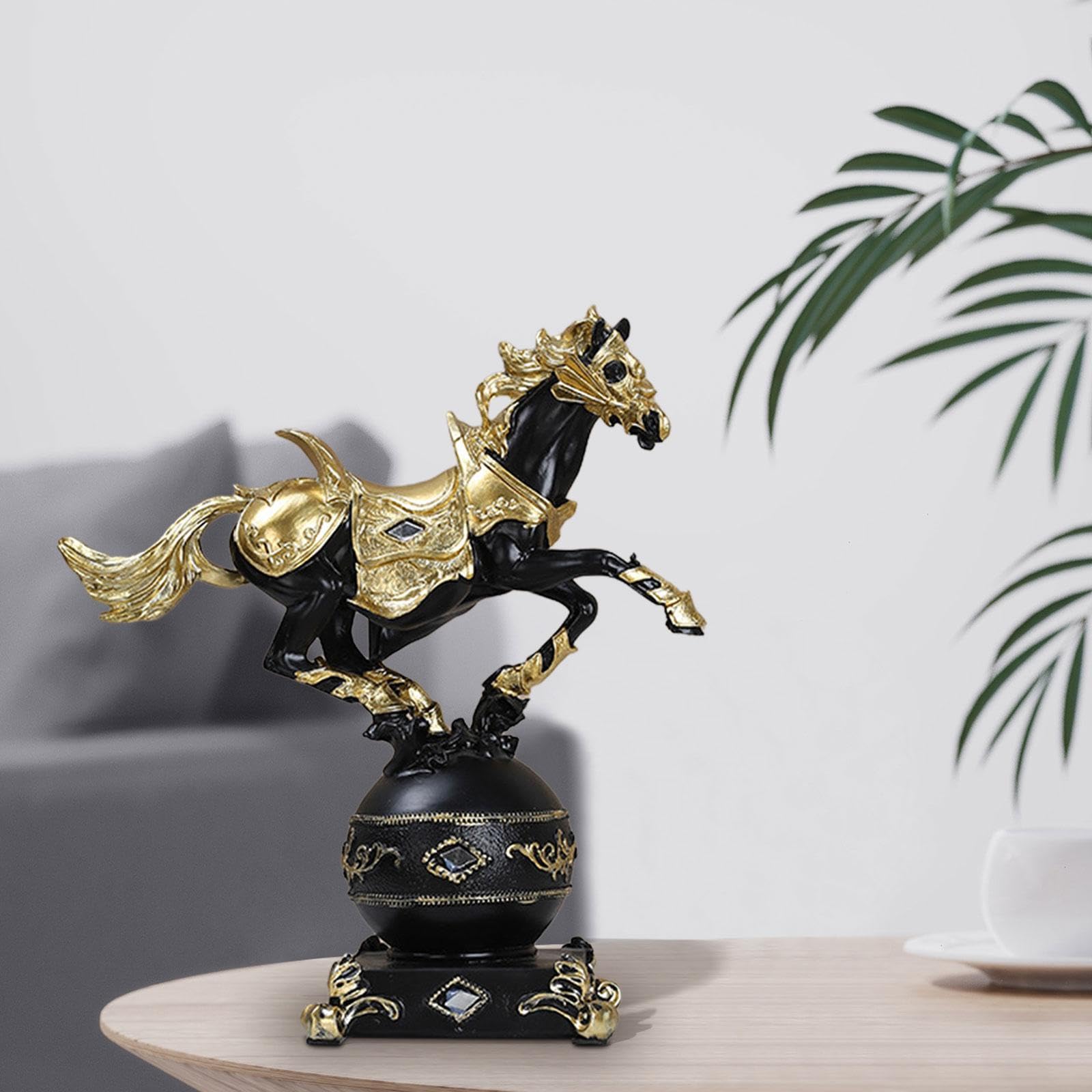 Amazon.co.jp: Cuticate 樹脂製馬の飾り 馬の置物 彫像 モダン